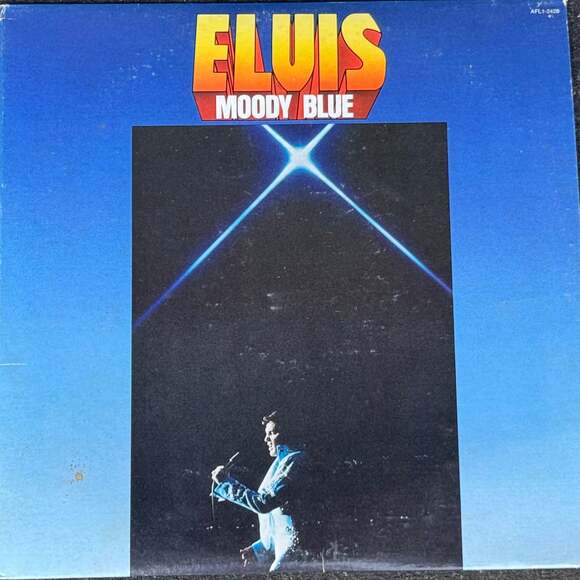 Elvis - Moody Blue, blue vinyl 40th Anniversary - Picture 1 of 8